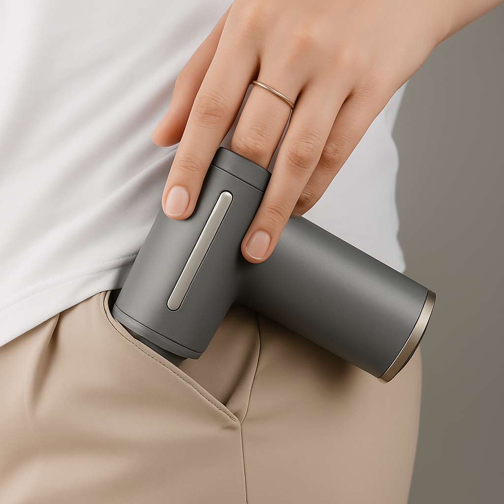 MoovlyFlex Massage – Mini Pistola Massaggiante Portatile per Recupero Muscolare